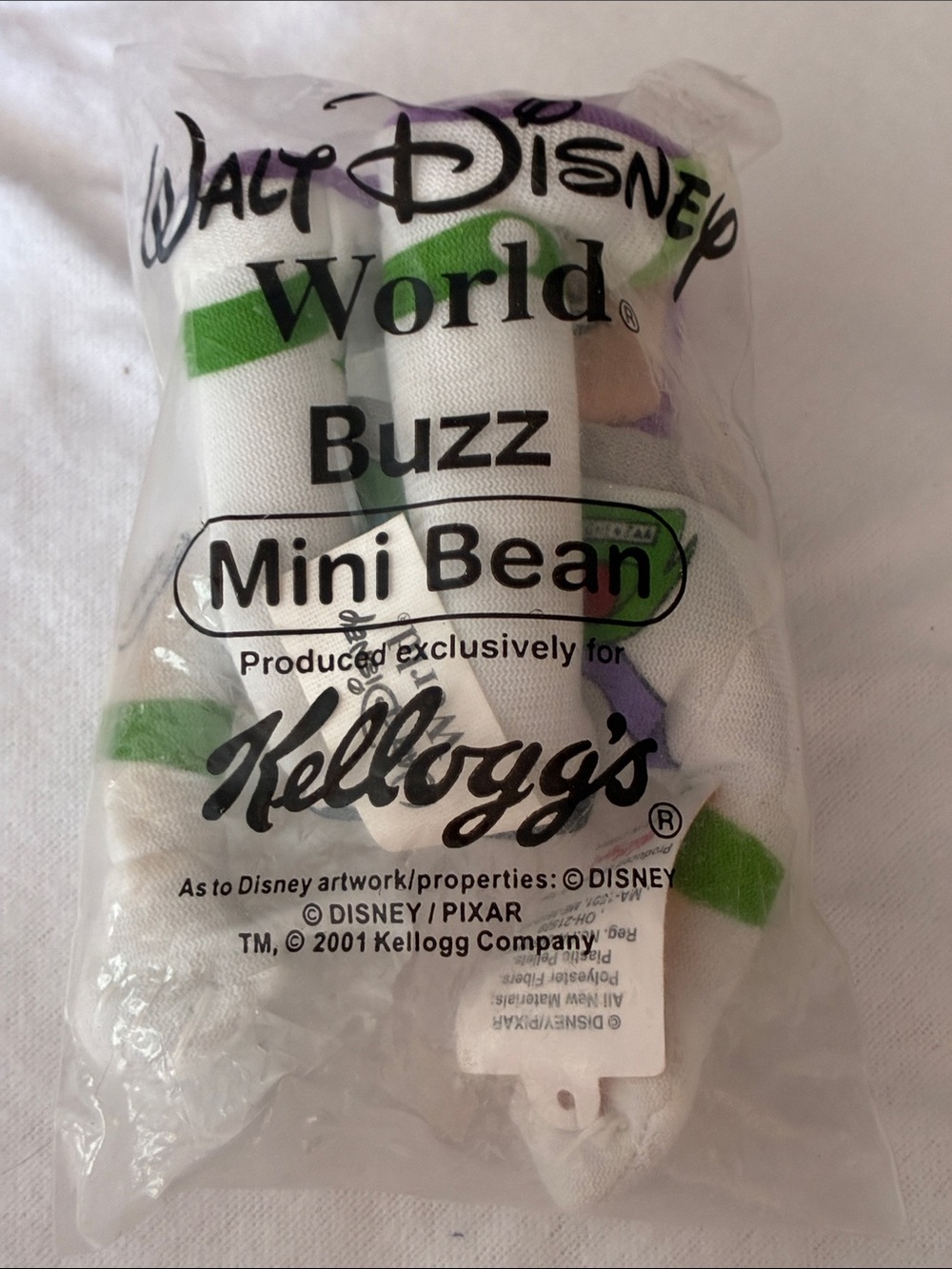Kellogg’s Walt Disney World Buzz Mini Bean Plush - 2001